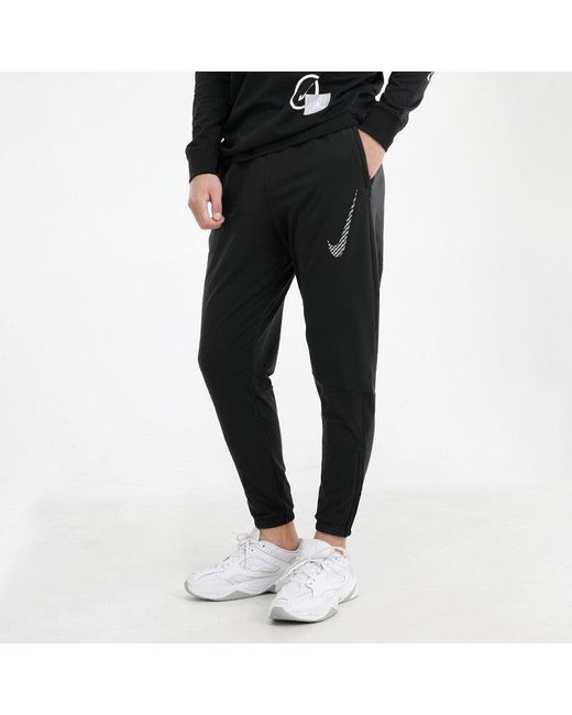 Nike Black Running Therma Stay Warm Training Sports Long Pants for men