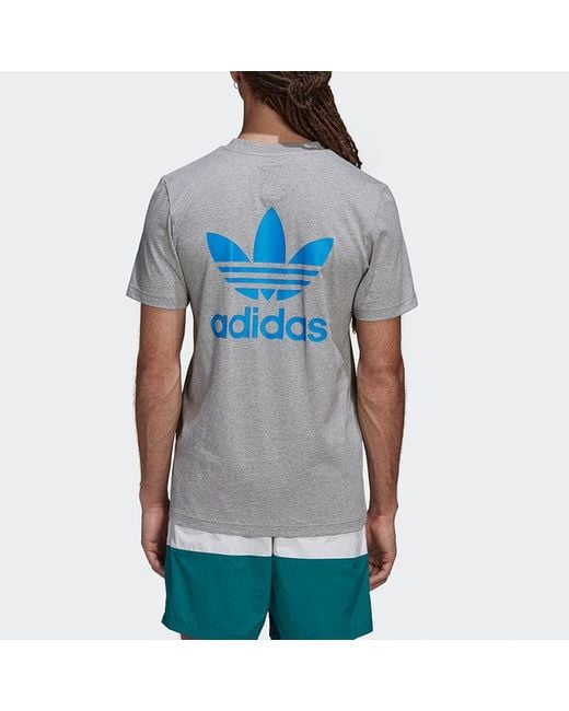 Adidas Gray Originals X Noah Shell Logo Tee for men