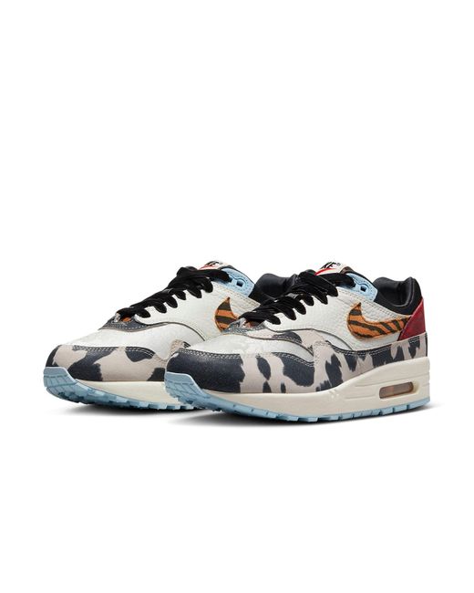 Nike Red (Wmns) Air Max 1 '87 'Great Indoors Tiger Swoosh Cow Print'