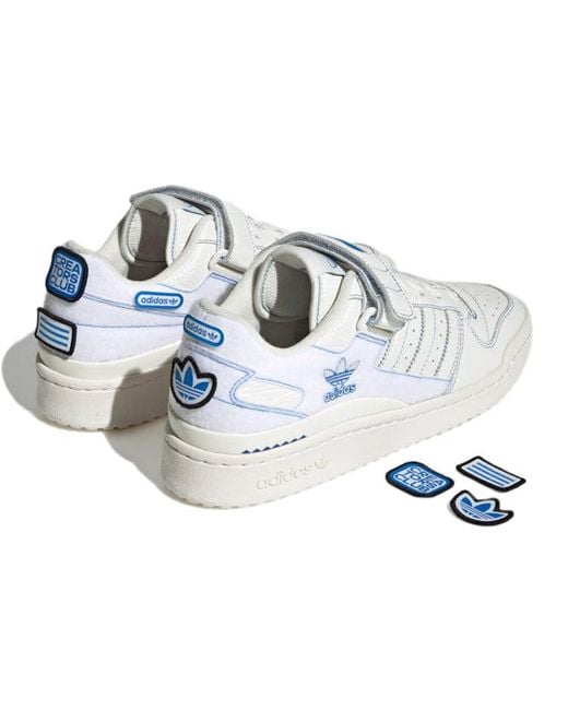Adidas White Forum Low 'Off Bird' for men