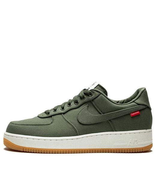 Nike Green X Supreme Air Force 1 Low Premium 08 Nrg 'Cargo Khaki' for men
