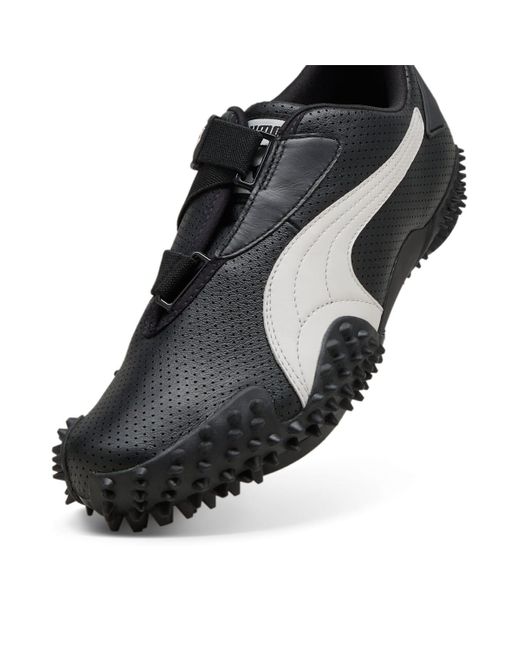 PUMA Black Mostro Perforated Leather for men