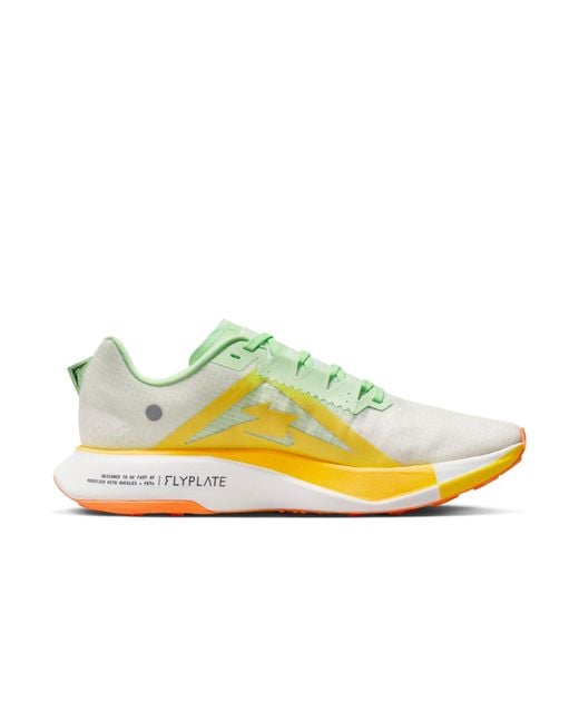 Nike White Ultrafly Trail-Racing Shoes