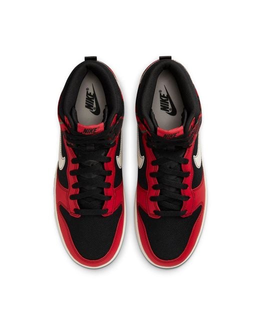 Nike Red Dunk High Se 'Tartan Plaid' for men