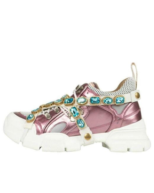 Gucci Pink (Wmns) Flashtrek Crystals'