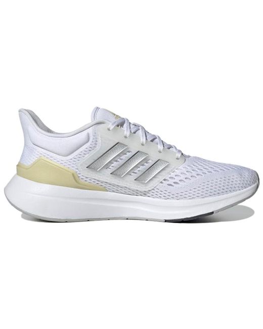 Adidas White (Wmns) Eq21 Run Sandy Metallic'