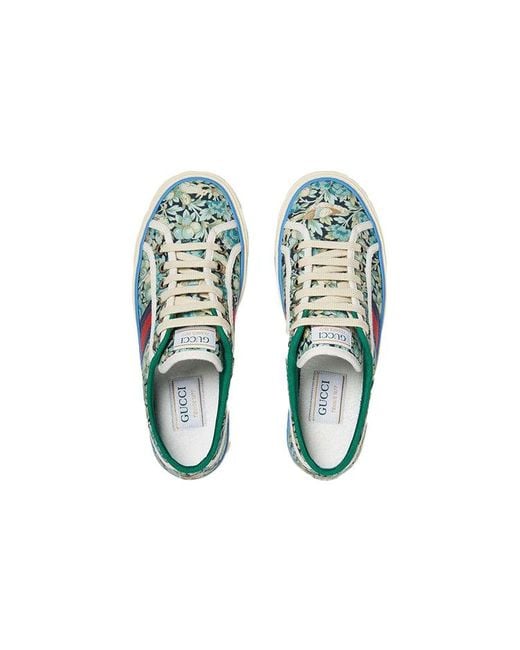 Gucci Blue (Wmns) Liberty Of London X Tennis 1977 'Floral