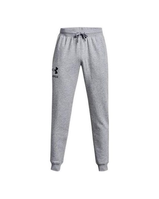 Under Armour Gray Rival Graphic Fleece Pants '' for men