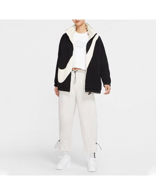 Nike Blue (Wmns) Large Logo Casual Reversible Jacket