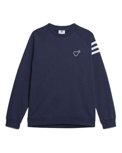 Adidas Blue Originals X Human Made Sweatshirt for men