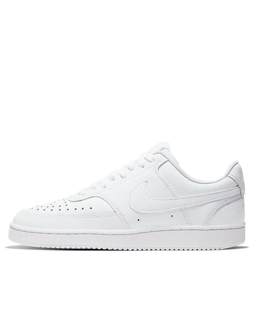 Nike White Court Vision Low Shoes