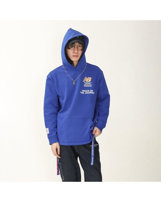 New Balance Blue X Salehe Bembury Logo Printing