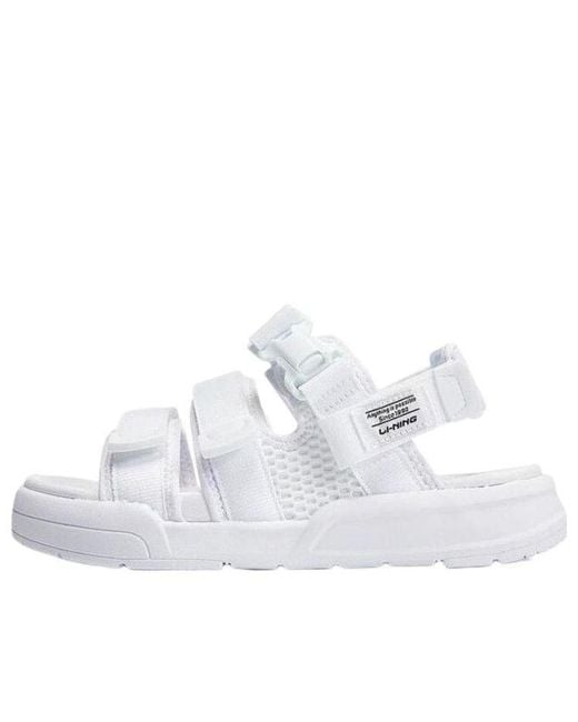 Li-ning White Coca Sandals
