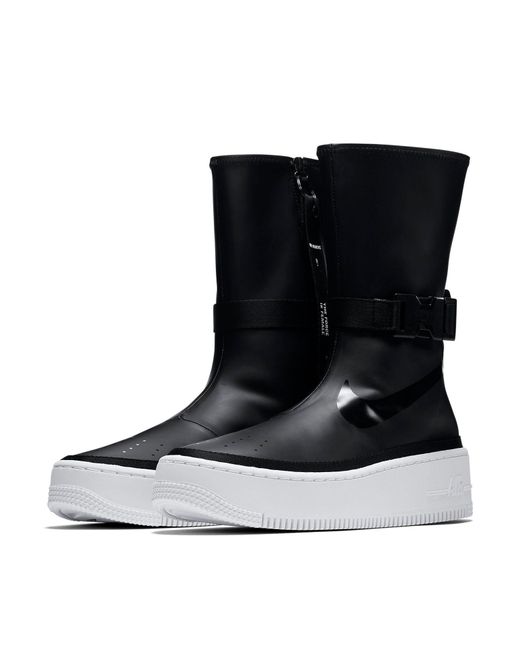Nike Black (Wmns) Air Force 1 Sage High