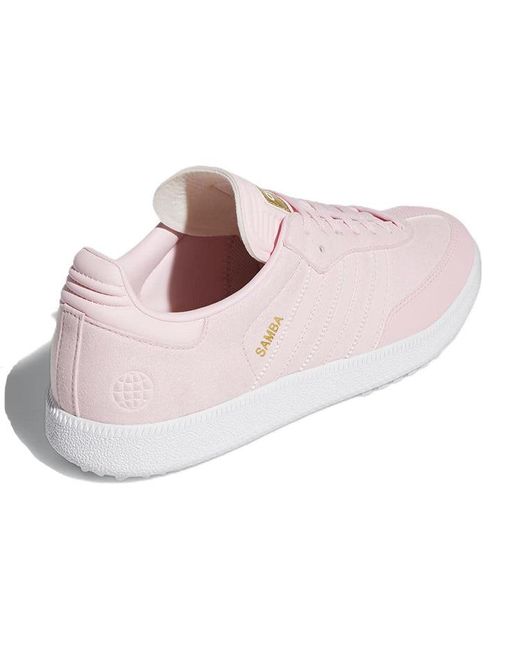 Adidas Pink Samba Spikeless Golf Se 'Clear' for men