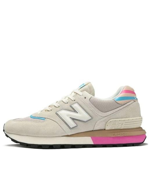 New Balance White 574 'Legacy' for men