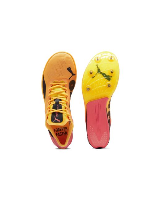 PUMA Orange Evospeed Nitro Elite 2 'Sun Stream Sunset Glow' for men