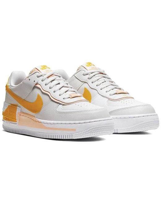 Nike White (Wmns) Air Force 1 Shadow 'Pollen Rise'