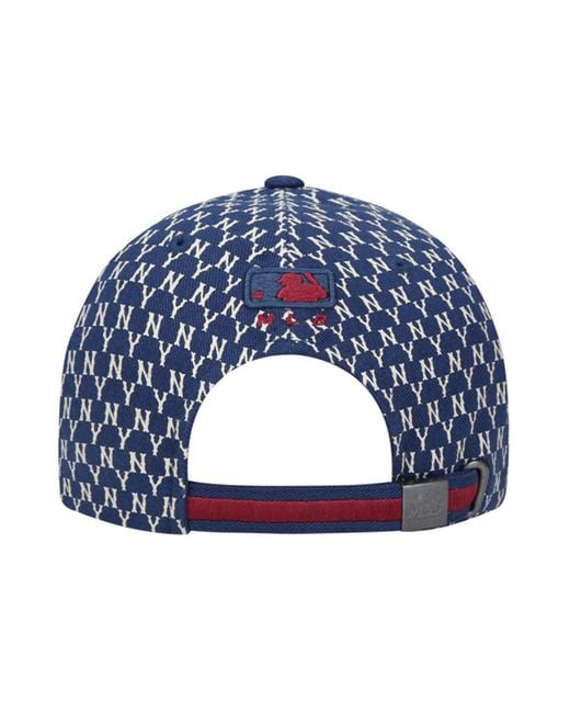 MLB Blue Monogram New York Yankees Baseball Cap