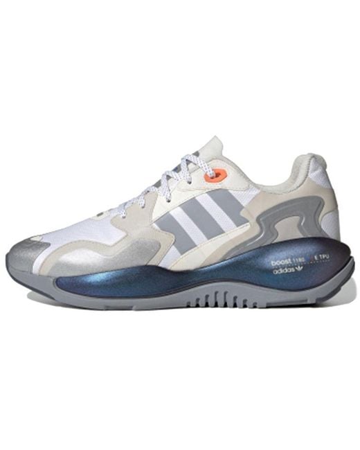 Adidas Blue Zx Alkyne Shoes 'Light' for men