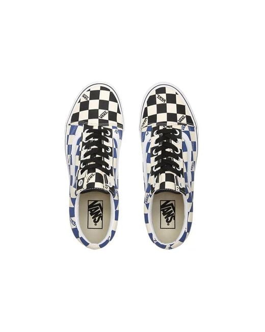 Vans Blue Old Skool 'Big Check' for men
