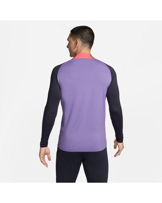 Nike Blue Dri-Fit Liverpool F.C. Strike Knit Football Drill Top for men