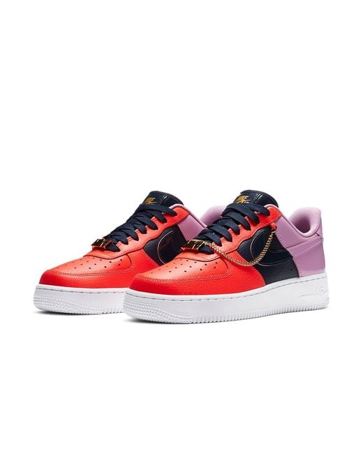 Nike Red (Wmns) Air Force 1 '07 'Cuban Link'