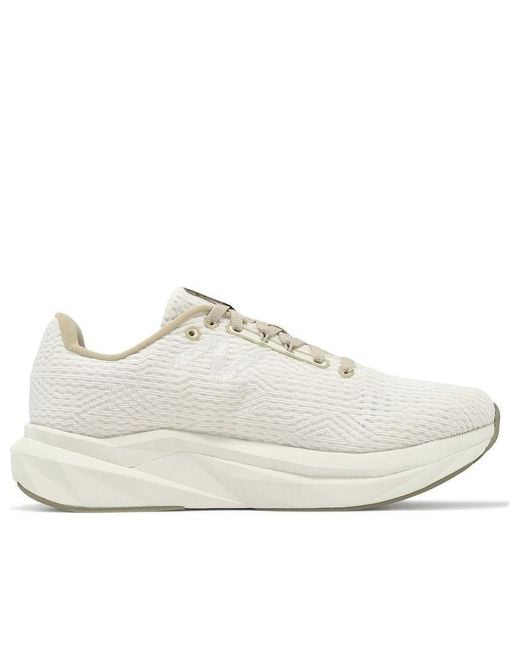 New Balance White (Wmns) Fuelcell Propel V5 'Linen Metallic Stoneware'