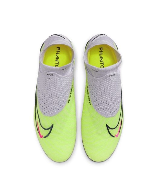 Nike Yellow Phantom Gx Elite Gripknit Df Fg 'Barely Volt' for men