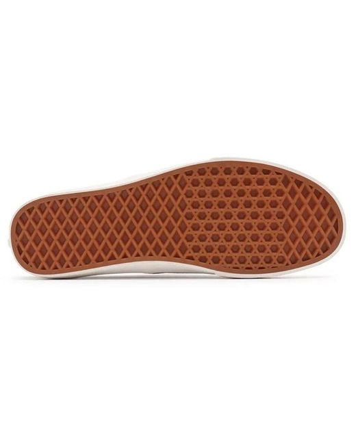 Vans Red Authentic Wear-Resistant Non-Slip Minimalistic Casual Skate Shoes Deep for men