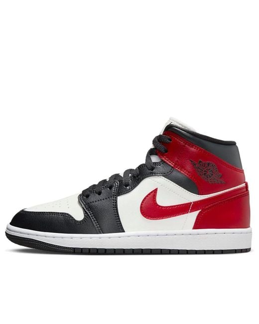 Nike Red (Wmns) 1 Mid Toe'