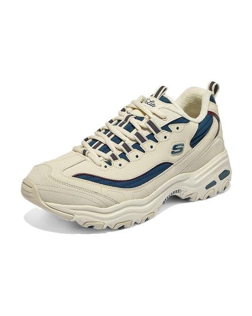 Skechers Blue D'Lites Zip Along Shoes for men