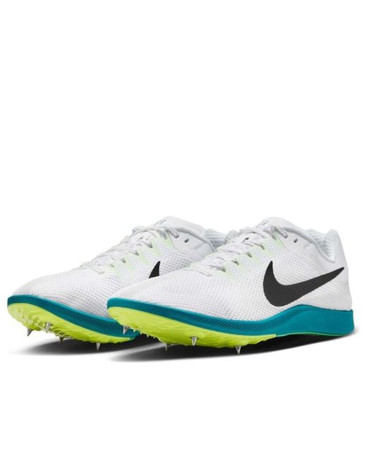 Nike Blue Zoom Rival Distance Track & Field Distance Spikes for men