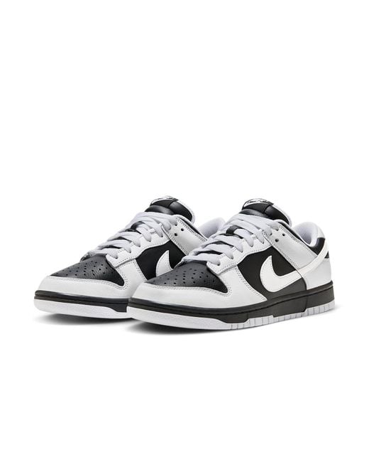 Nike Black Dunk Low 'Reverse Panda' for men