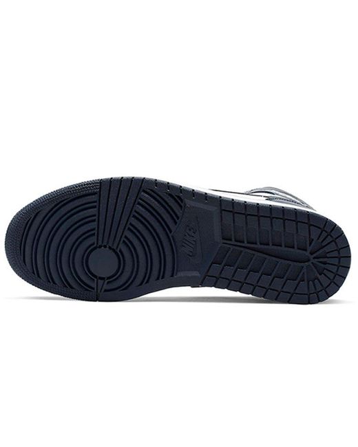 Nike Blue 1 Mid 'Obsidian' for men
