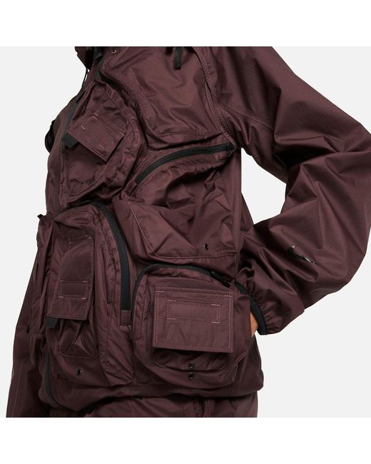 Nike Purple X Nocta Drake Nrg Track Jacket 'Dark Wine' for men