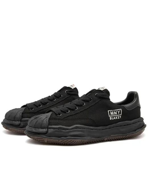 Maison Mihara Yasuhiro Black Blakey Og Sole Canvas Low-Top Sneaker for men