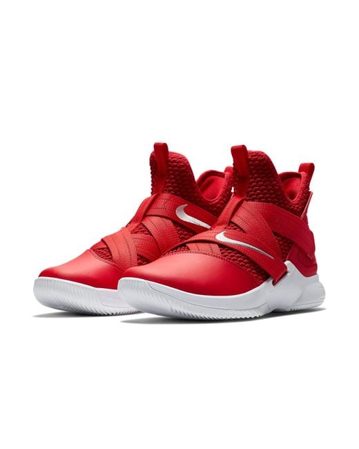 Nike Red Lebron Soldier 12 Tb 'University' for men