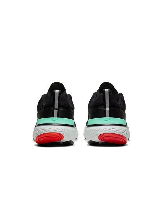 Nike Black React Miler Glow' for men