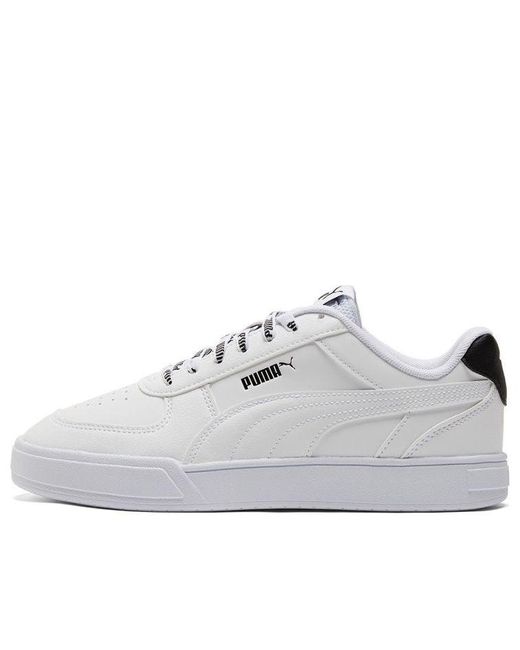 PUMA Caven Logomania Sneakers White | Lyst