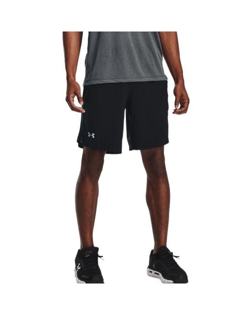 Under Armour Black Launch Run 9" Shorts for men