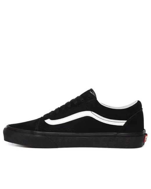 Vans Black Old Skool 'Pig Suede for men