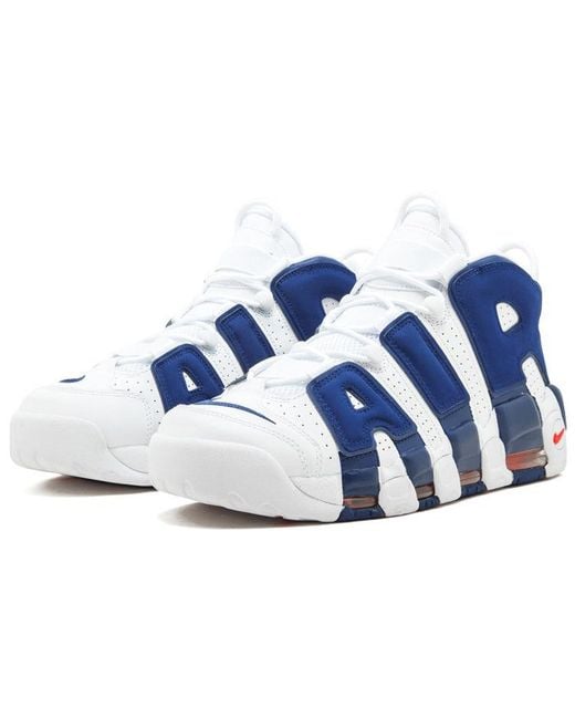 Nike Blue Air More Uptempo 'Knicks' for men