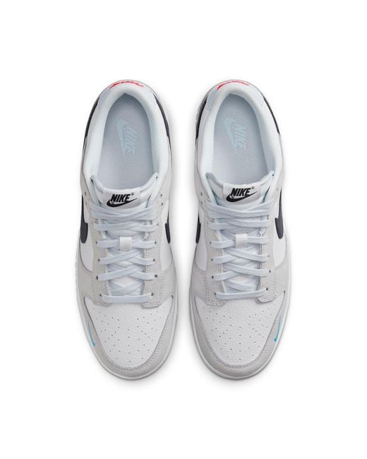 Nike Blue Dunk Low Shoes for men