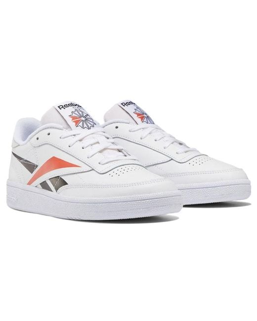 Reebok White Club C 85 'Rosette' for men
