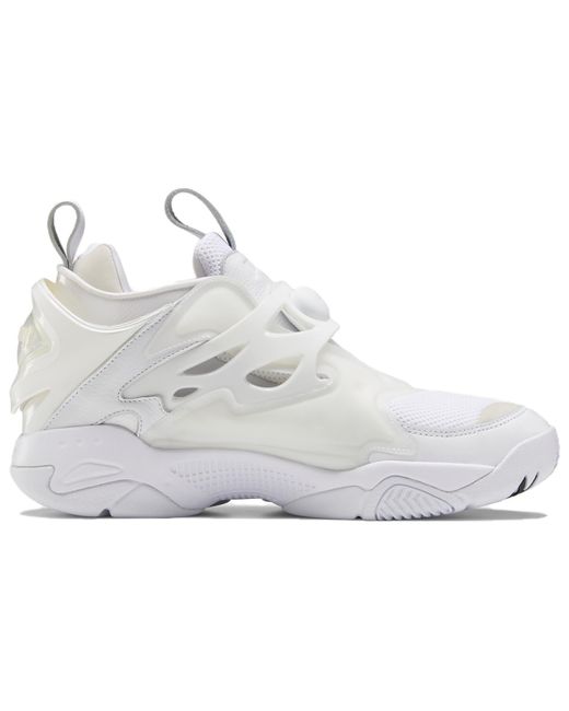 Reebok White Juun J X Pump Court Metallic' for men