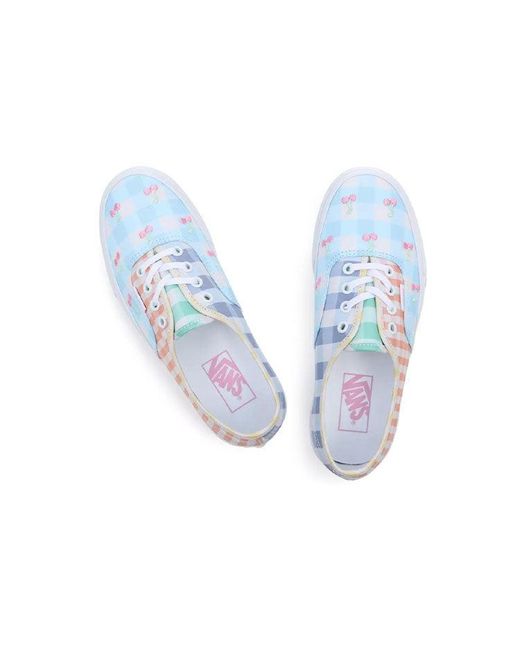 Vans White Authentic Gingham Block for men