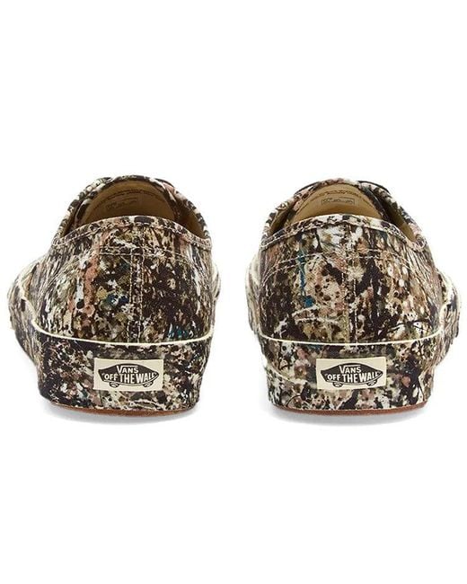 Vans Brown Moma X Authentic 'Jackson Pollocks One: Number 31, 1950' for men