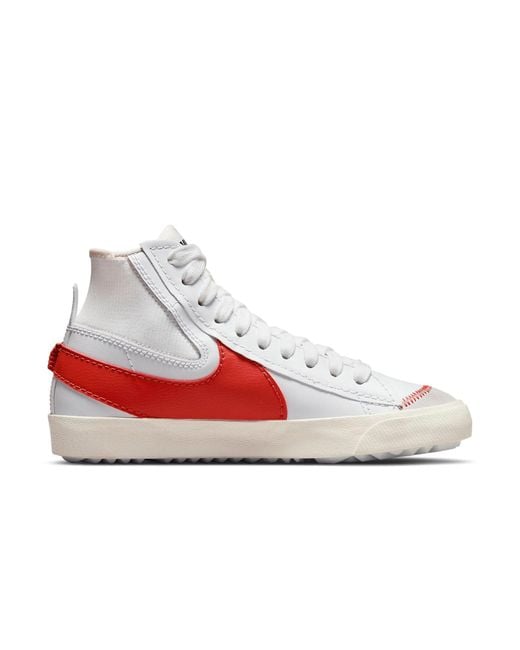 Nike White Blazer Mid '77 Jumbo Total' for men