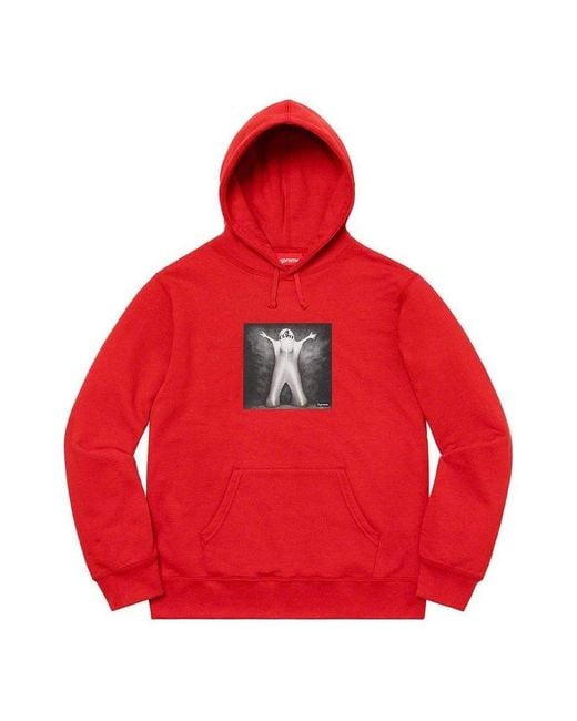 Supreme Red Leigh Bowery Hooded Sweatshirt for men